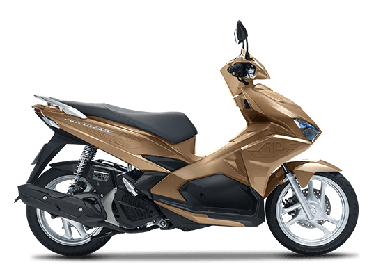 Honda Air-Blade 125 in gold color